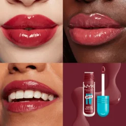 NYX Professional Makeup Lip I.V. Hydrating Gloss Stain läppglans 09 Blush Rush 5 ml