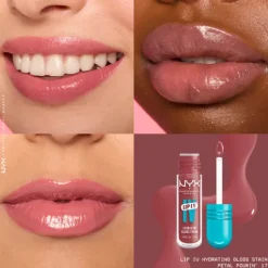 NYX Professional Makeup Lip I.V. Hydrating Gloss Stain Lip gloss 17 Petal Pourin 5 ml