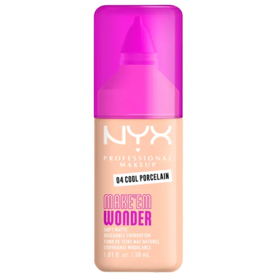 NYX Professional Makeup Make Em Wonder Foundation 04 Cool Porcelain 30 ml