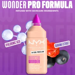 NYX Professional Makeup Make Em Wonder Foundation 04 Cool Porcelain 30 ml