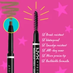 NYX Professional Makeup Micro Brow Pencil 1 Taupe