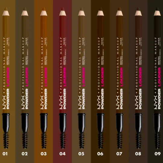 NYX Professional Makeup Powder Louder Brow Pen 02 Taupe