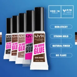 NYX Professional Makeup The Brow Glue Instant Brow Styler 05 Black 5 g