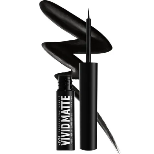 NYX Professional Makeup Vivid Matte Liquid Liner Black 1
