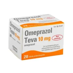 Omeprazol Teva, enterokapsel, hård 10 mg 28 st