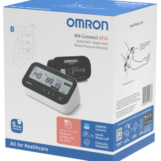 Omron Blodtrycksmätare M4 Connect AF (HEM-7196T1-FLE)