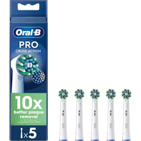 Oral-B Cross Action Borsthuvuden 5 st