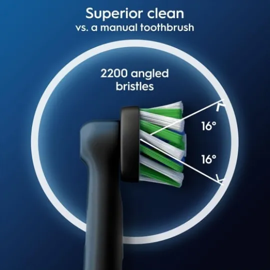 Oral-B Cross Action Svarta Borsthuvuden 5 st