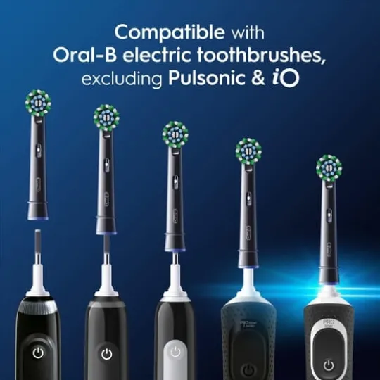 Oral-B Cross Action Svarta Borsthuvuden 5 st