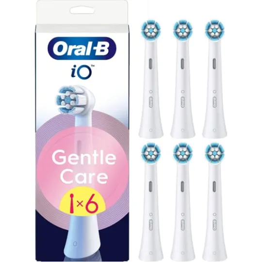 Oral-B iO Gentle Care Tandborsthuvuden Vit 6 st