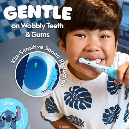 Oral-B iO Kids 6+ Disney Stitch Eltandborste med Resefodral