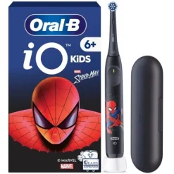 Oral-B iO Kids 6+ Marvel Spider-Man Eltandborste med Resefodral & Musiktimer