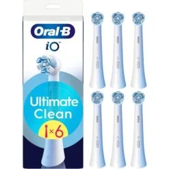 Oral-B iO Ultimate Clean Tandborsthuvuden Vit 6 st