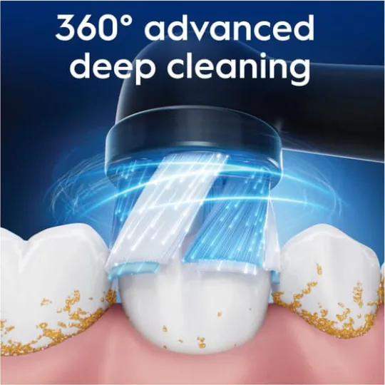 Oral-B iO Ultimate Clean Tandborsthuvuden Svart 8 st
