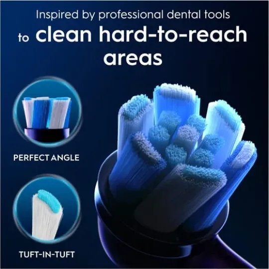 Oral-B iO Ultimate Clean Tandborsthuvuden Svart 3 st