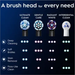 Oral-B iO Ultimate Clean Tandborsthuvuden Svart 3 st