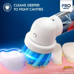 Oral-B Pro Kids Spider-Man Eltandborste för Barn Från 3 år