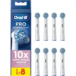 Oral-B Sensitive Clean Borsthuvuden 8 st