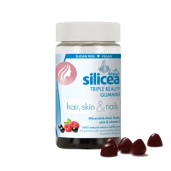 Original Silicea Triple Beauty Gummies Hair, Skin and Nails 60 gummies