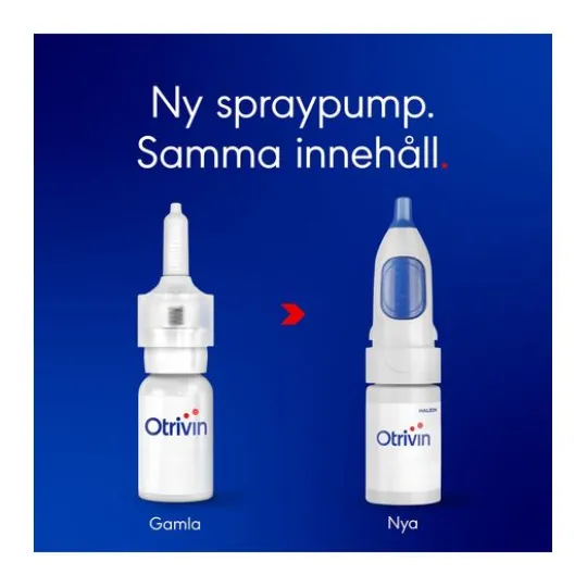 Otrivin Comp nässpray, lösning 0,5 mg/ml + 0,6 mg/ml 10 ml