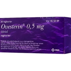 Ovesterin vagitorium 0,5 mg 30 st