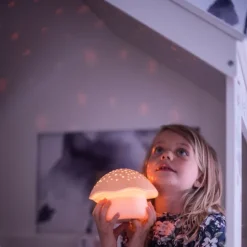 Pabobo Stjärnprojektor Svamp Musik Orange