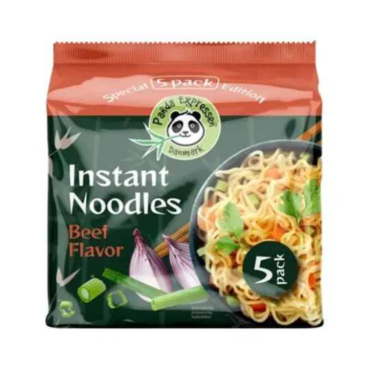 Panda Expressen Nudlar Biff 60 g 5-pack