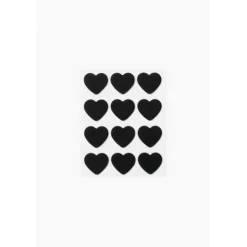 Peggy World Blemish Patches Hearts and Stars Black 24 st