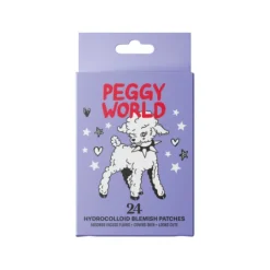 Peggy World Blemish Patches Hearts and Stars Purple 24 st