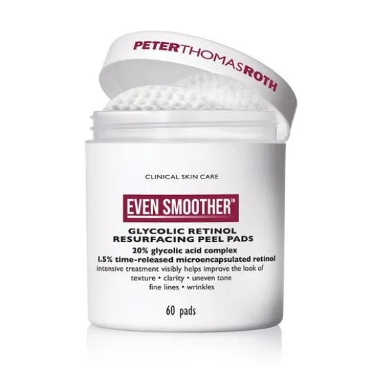 Peter Thomas Roth Even Smoother Glycolic Retinol Resurfacing Peel Pads 60 st