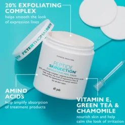Peter Thomas Roth Peptide Skinjection Exfoliating Peel Pads 60 st