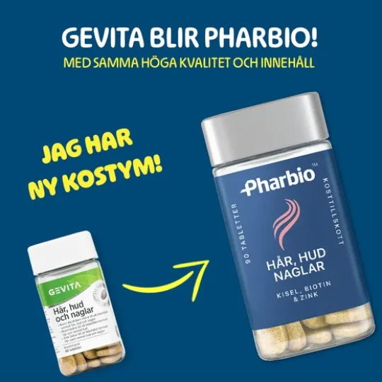 Pharbio Hår, hud & naglar 90 tabletter
