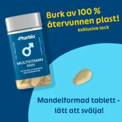 Pharbio Multivitamin Man 120 tabletter