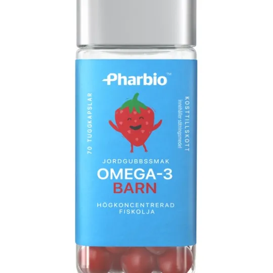 Pharbio Omega-3 Barn 70 kapslar
