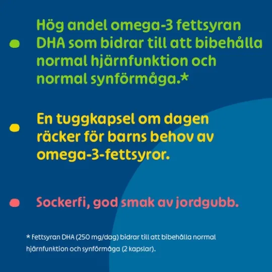 Pharbio Omega-3 Barn 70 kapslar
