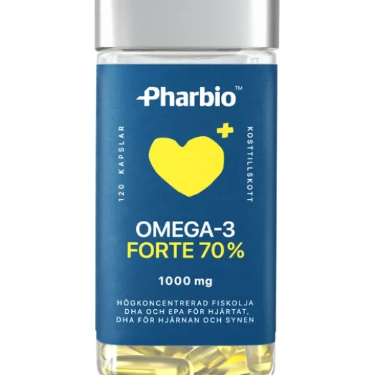 Pharbio Omega-3 Forte 120 kapslar