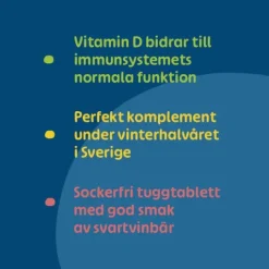 Pharbio Vitamin D 50 µg 90 tuggtabletter