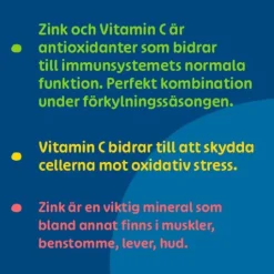 Pharbio Zink + Vitamin C 100 tablett