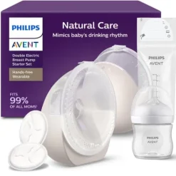 Philips Avent Hands-free Dubbel Elektrisk Bröstpump Startkit SCF495/21