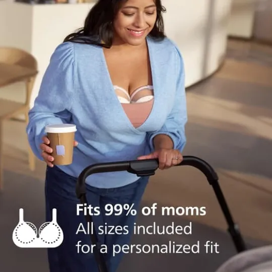Philips Avent Hands-free Dubbel Elektrisk Bröstpump Startkit SCF495/21