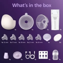 Philips Avent Hands-free Dubbel Elektrisk Bröstpump Startkit SCF495/21