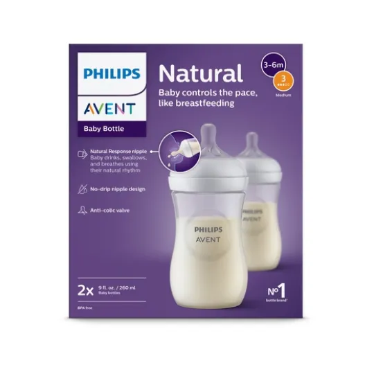 Philips Avent Natural Response Flaska 260 ml 2 st