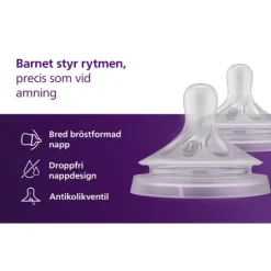 Philips Avent Natural Response Flasknapp (1) 0m