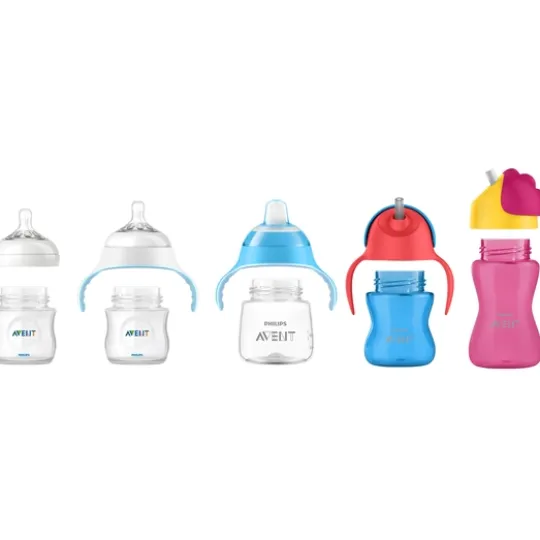 Philips Avent Sugrörsmugg Rosa/Gul 12 m+ 300 ml