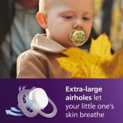 Philips Avent Ultra Air Napp Ljusgrön & Ljusblå 0-6 mån 2-pack