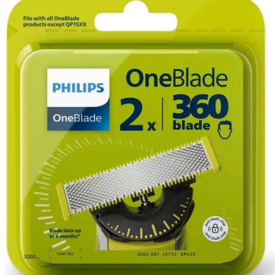 Philips OneBlade 360 Rakblad 2-pack QP420/50