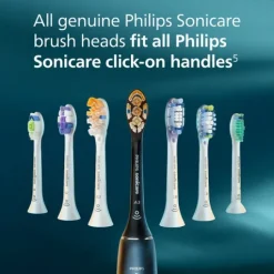 Philips Sonicare Borsthuvuden Premium Plaque Defence Svart 2+1-pack