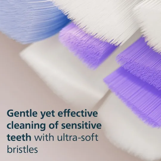 Philips Sonicare Borsthuvuden Sensitive Vit 8-pack