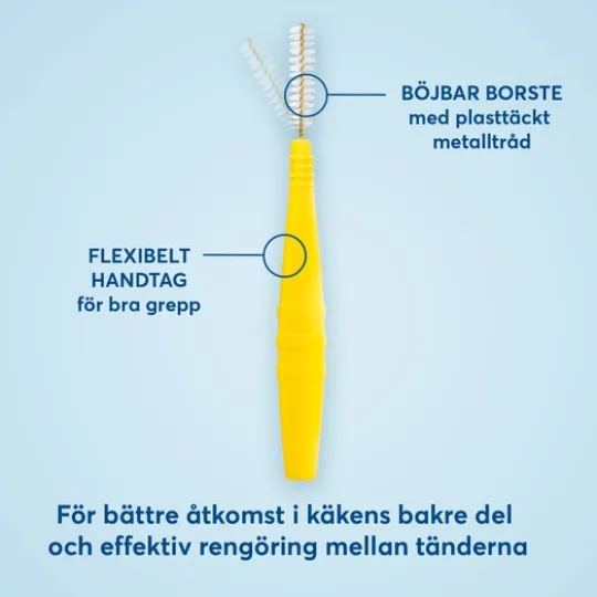 Plackers Dental Brush L 0,7 mm Mellanrumsborstar 24 st