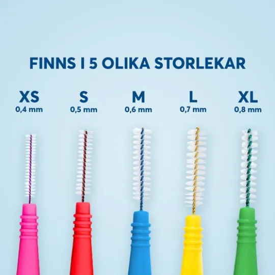 Plackers Dental Brush L 0,7 mm Mellanrumsborstar 24 st